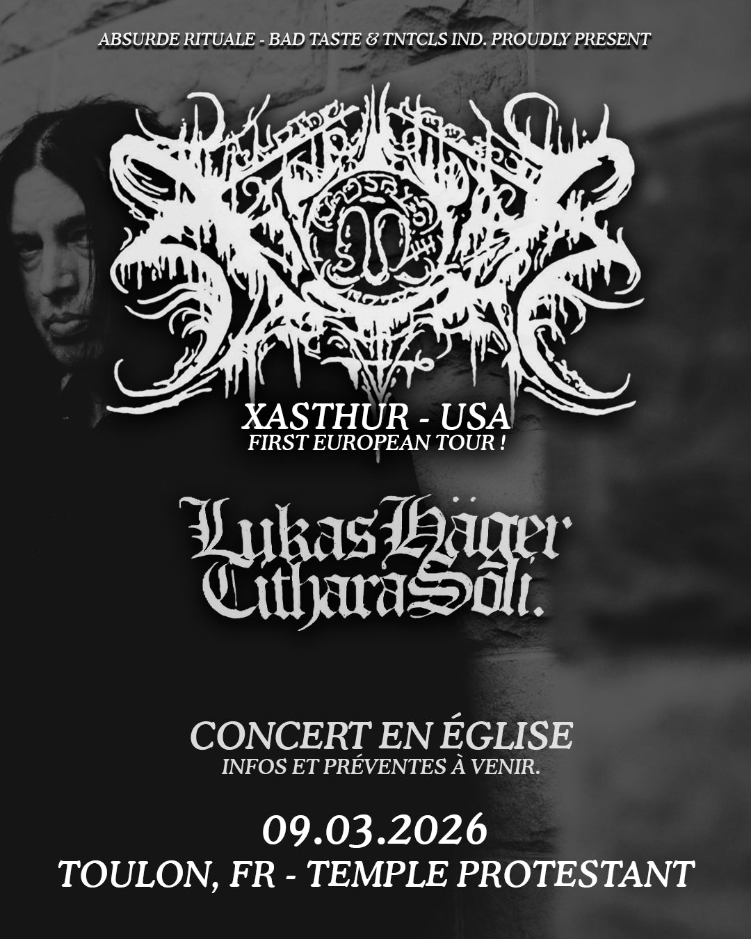 09.03.2026 /// XASTHUR + LUKAS HÄGER @ TOULON - Temple Protestant